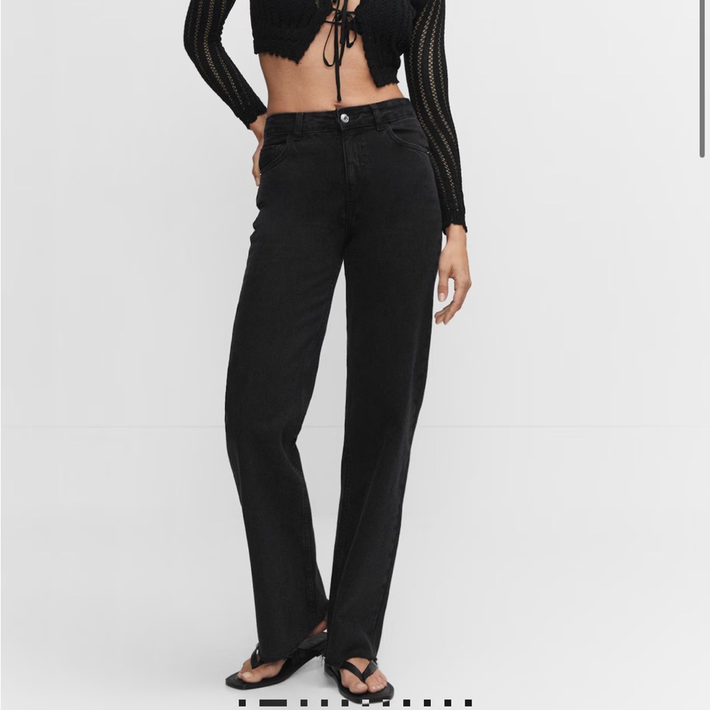 Mango Classic Black Women's Jeans